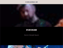 Tablet Screenshot of dylanwilsonmusic.com